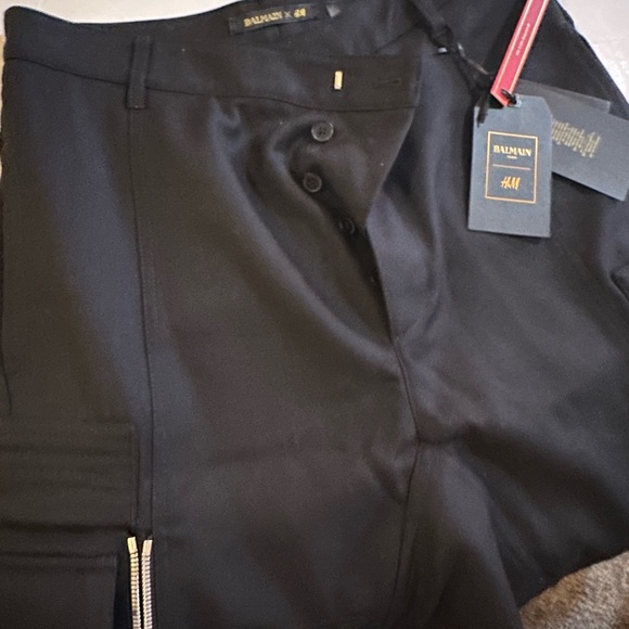 Balmain X H&M Drop Crotch Cargo Pants - Picture 12 of 13